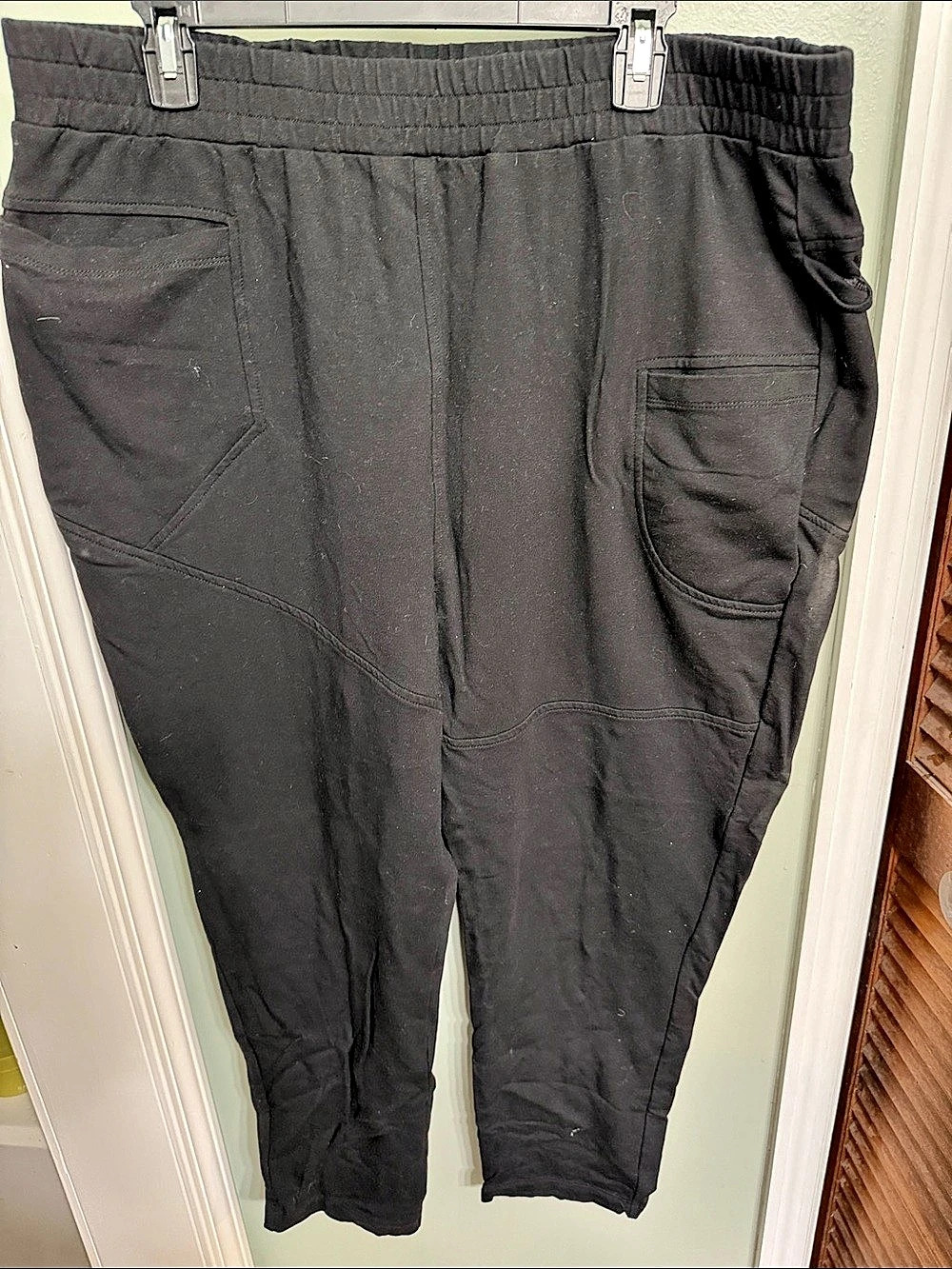 CAbi The Explorer Black Cargo Leggings Size XL